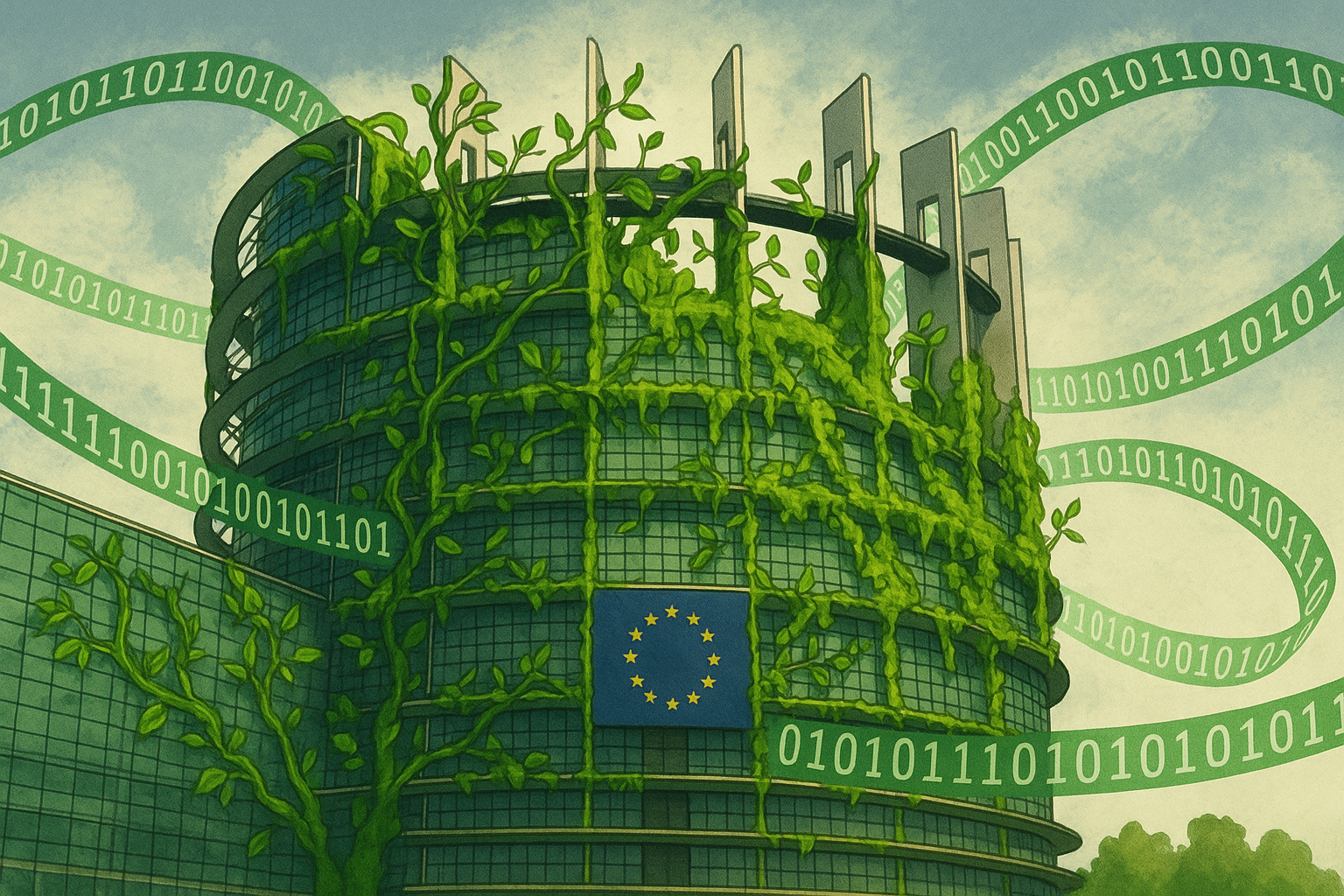 EU Parliament symbolizing new anti-greenwashing regulations
